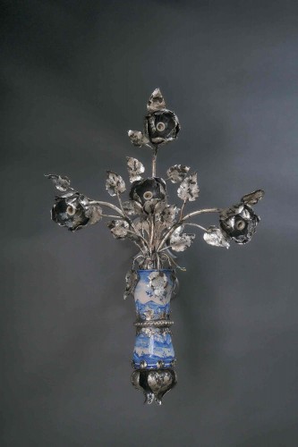 20th century - Pair Of Large Sconces With Albarelli From The 18th, Italy Early 20t