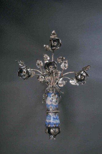 Pair Of Large Sconces With Albarelli From The 18th, Italy Early 20t - 