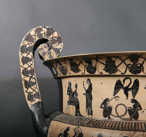Objet de décoration Cassolettes, coupe et vase - Grand cratère "Grand Tour" de style grec, Italie 19e siècle