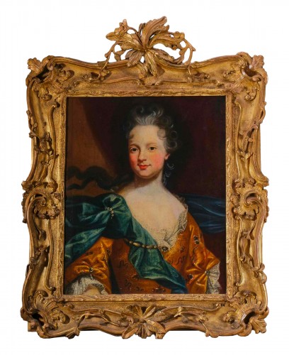 Portrait of Marie-Adelaide de Savoie - Attributed to Pierre Gobert (1662-1744 Paris)
