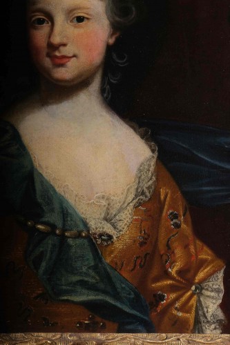 Portrait of Marie-Adelaide de Savoie - Attributed to Pierre Gobert (1662-1744 Paris) - 