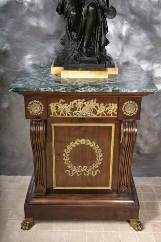 Mobilier Buffet - Buffet d'entre deux en cuivre, époque Charles X vers 1830