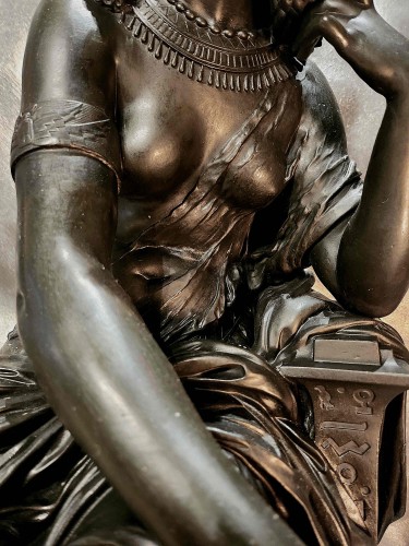 Cleopatra, attributed to  Mathurin Moreau (1822-1912) late 19th century - Sculpture Style Napoléon III