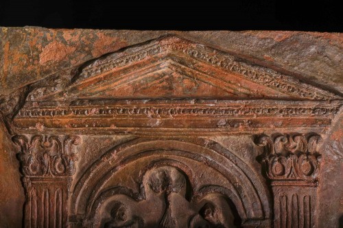 Relief en terre cuite avec scène de l'Annonciation, Italie fin du 16e siècle - Renaissance