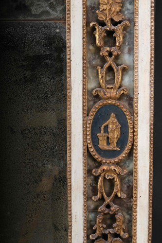 Miroirs, Trumeaux  - Grand Miroir Neoclassique, Lucca vers 1800