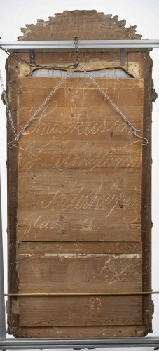 Régence - Important Miroir suédois avec décorations en stuc, vers 1740