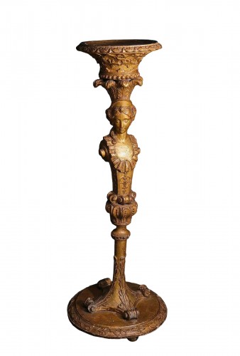 Colonne balustre d'époque Régence, Italie 1ere moitié du18e siècle