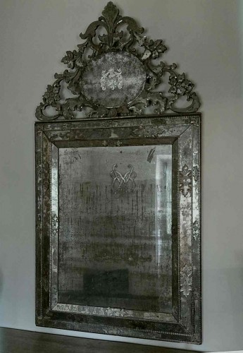 Very large Murano mirror, Venice late 17th century - Mirrors, Trumeau Style Louis XIV