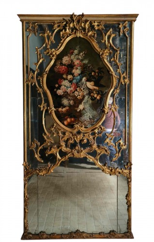 Large trumeau, Turin circa 1770