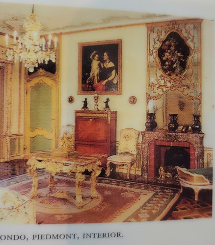 Large trumeau, Turin circa 1770 - Mirrors, Trumeau Style Transition