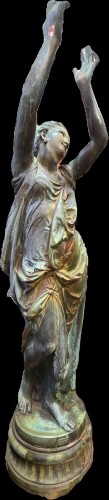 Pair of Statues by A. Durenne, Circa 1890 after Antoine Dumaige (1830-1888) - 