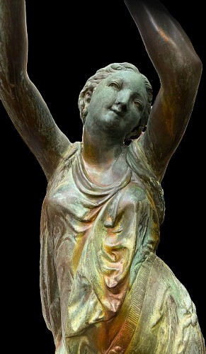 19th century - Pair of Statues by A. Durenne, Circa 1890 after Antoine Dumaige (1830-1888)