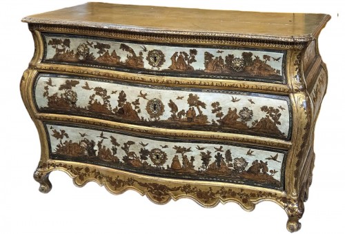 Important Arte Povera chest of drawers, Southern France, circa 1740