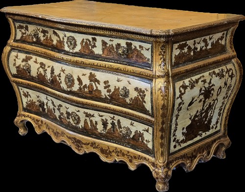 Antiquités - Important Arte Povera chest of drawers, Southern France, circa 1740