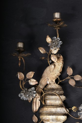 Art Déco - Important Pair of Wall Lights by Baguès from the Early Production,circa1930