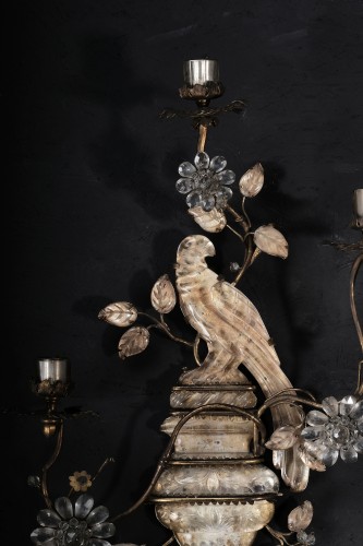 Antiquités - Important Pair of Wall Lights by Baguès from the Early Production,circa1930