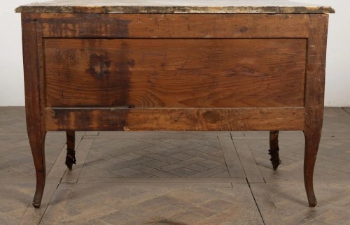 Antiquités - Commode d'époque Louis XV, Allemagne Dresde vers 1760