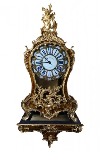 Cartel and its base, Louis-XV period, by Jean Prevost Paris ca. 1750