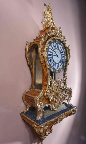 Cartel and its base, Louis-XV period, by Jean Prevost Paris ca. 1750 - 