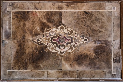 Furniture  - coffee table with marble top, italy