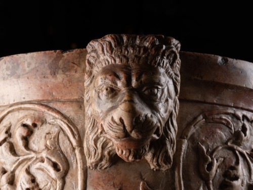 Collectibles  - An Important Mortar In Rosso Di Verona Marble, Florence Early 17th Century