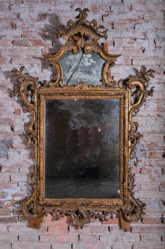 Miroir d'époque regence, Venise 18e - Miroirs, Trumeaux Style Régence