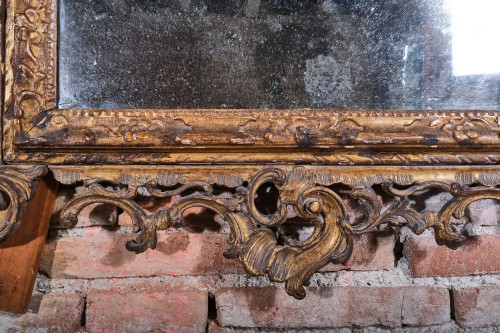 XVIIIe siècle - Miroir d'époque regence, Venise 18e