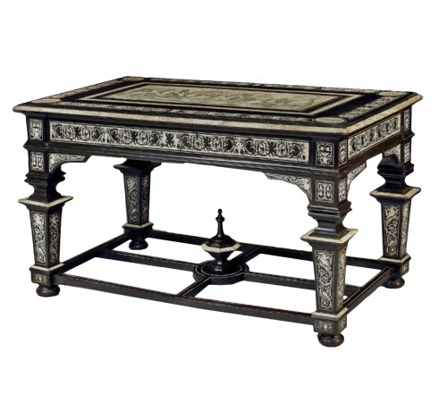 Grande table de milieu, attribuée à Ferdinando Pogliani (milan 1832-1899), Vers 1870