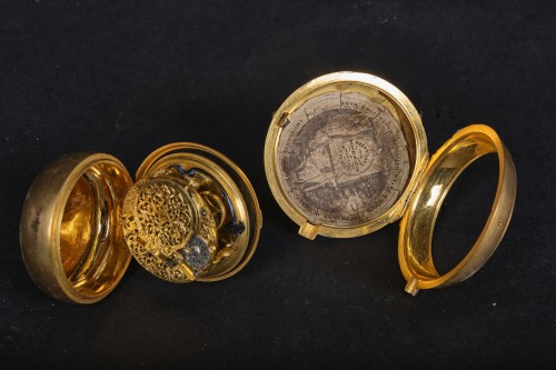 Large Giltedd Pocket Watch, Thomas West 913, London Circa 1700 - 