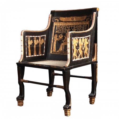 Princess Satamune&#039;s Throne replica ca. 1905/10 by Giuseppe Parvis (1831-1909)