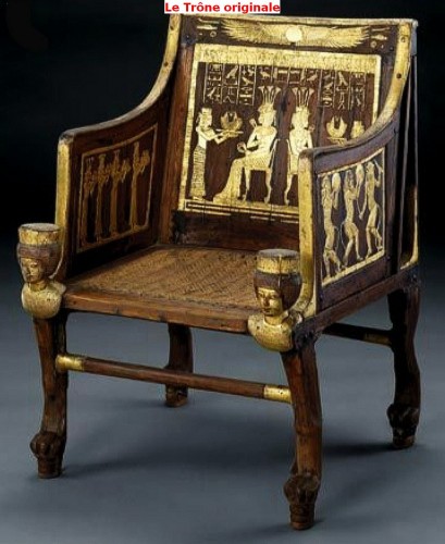Objets de Curiosité  - Réplique du trône de la princesse Satamune, vers 1905/10 