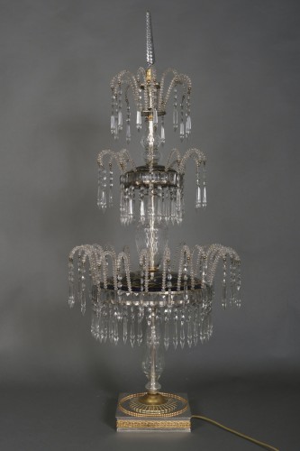 Very large silvered and gilted girandole, Northern Europe About 1930