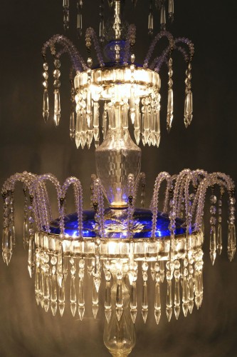 Lighting  - Very large silvered and gilted girandole, Northern Europe About 1930