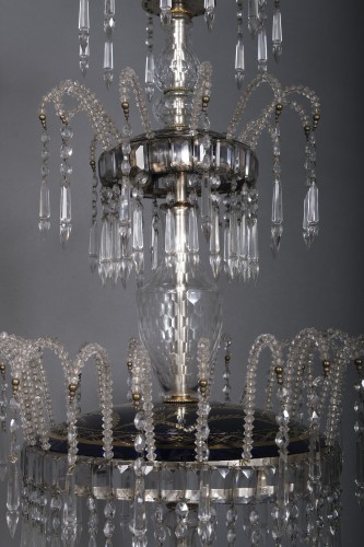 20th century - Very large silvered and gilted girandole, Northern Europe About 1930