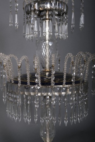 Art Déco - Very large silvered and gilted girandole, Northern Europe About 1930