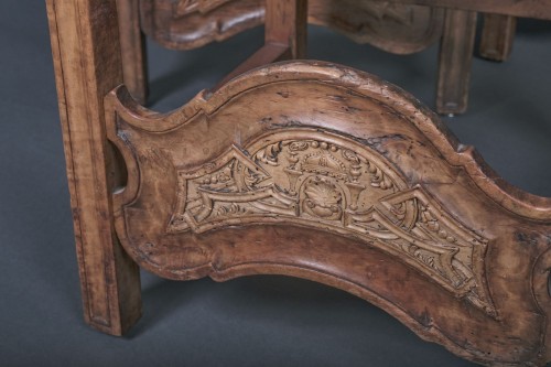 Sièges Chaise - Suite de six chaises probablement Lorraines, 18e siècle