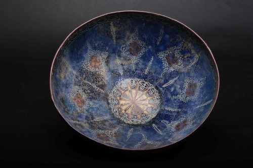 Céramiques, Porcelaines  - Coupe en céramique finement peinte, Perse XVIe siècle