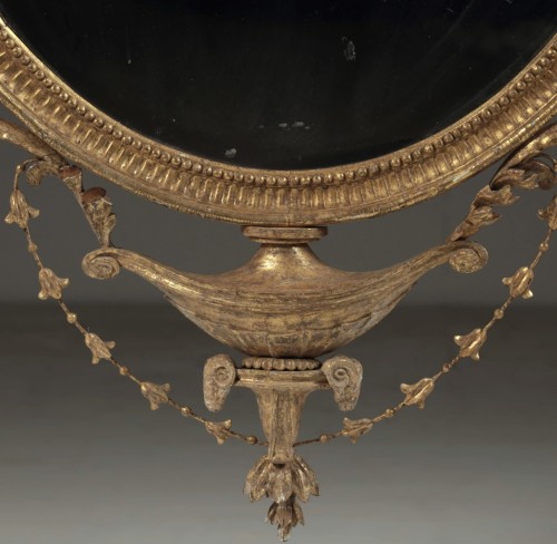 XVIIIe siècle - Miroir Ovale George III
