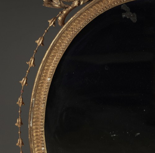 Antiquités - Miroir Ovale George III
