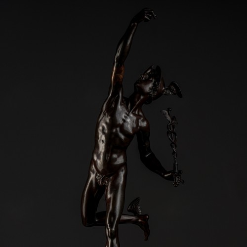 Mercure, bronze de du 19e siècle d'après Giambologna - Sculpture Style 