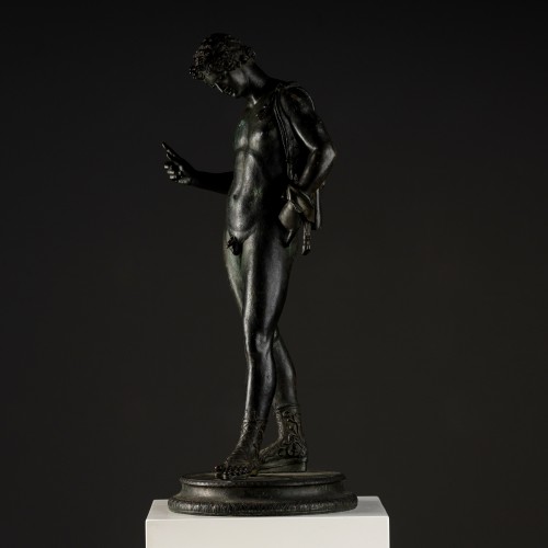 Sculpture Sculpture en Bronze - Narcisse, bronze du Grand Tour