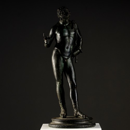 Antiquités - Narcisse, bronze du Grand Tour