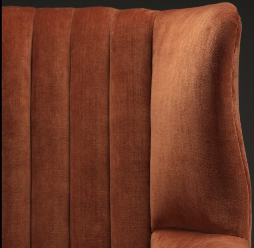 Fauteuil George IV  à dossier cylindrique vers 1820 - 