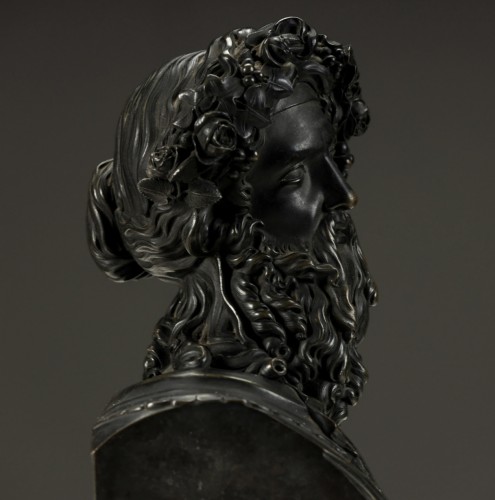 Buste d'd'Uranus en bronze vers 1850 - Vagabond Antiques