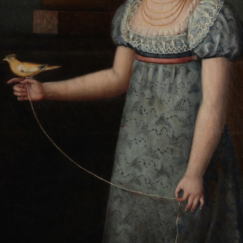 Tableaux et dessins  - Portrait, école hollandaise vers 1800