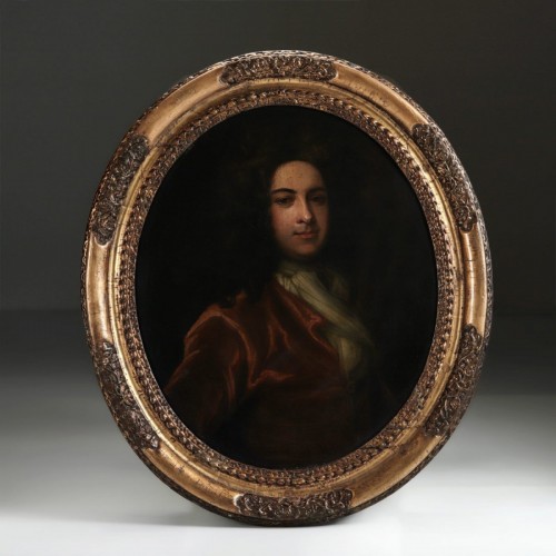 Antiquités - Portrait, école anglaise du XVIIe siècle