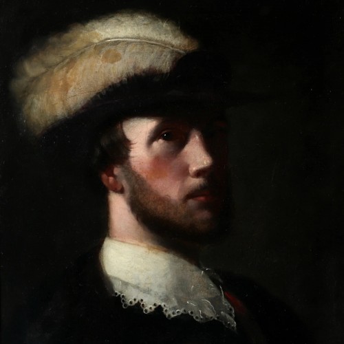 Tableaux et dessins Tableaux XVIIIe siècle - Portrait d'un jeune militaire, vers 1720