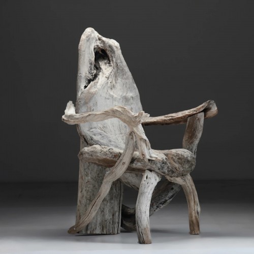 Cchaise en bois flotté du 20e siècle - Sièges Style 