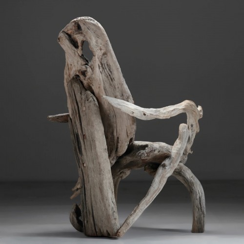 Sièges Chaise - Cchaise en bois flotté du 20e siècle
