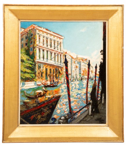 Martin Monnickendam (1874 - 1943) - Canal Grande à Venise